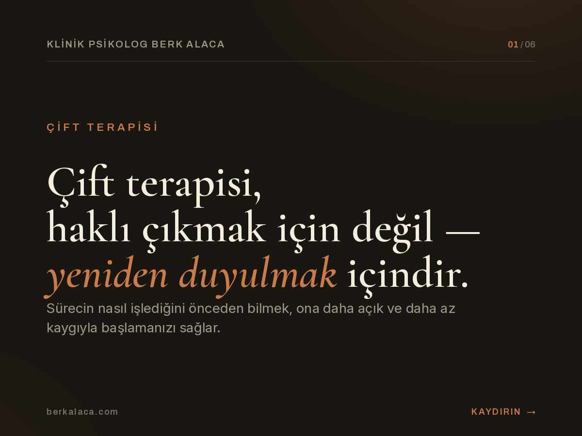 Çift Terapisi Berk Alaca-Çekmeköy Taşdelen